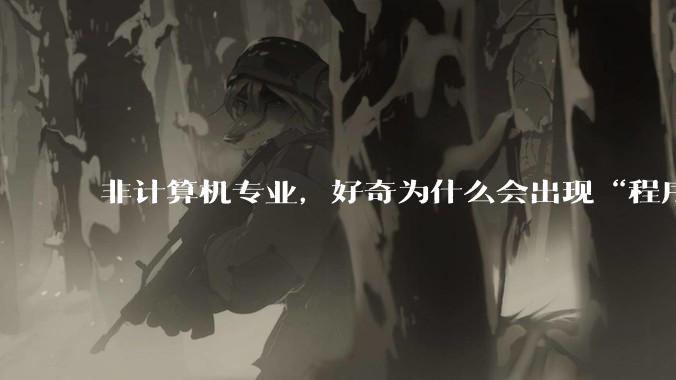 非计算机专业，好奇为什么会出现“程序依赖bug运行”的情况？