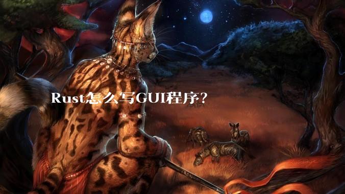 Rust怎么写GUI程序？